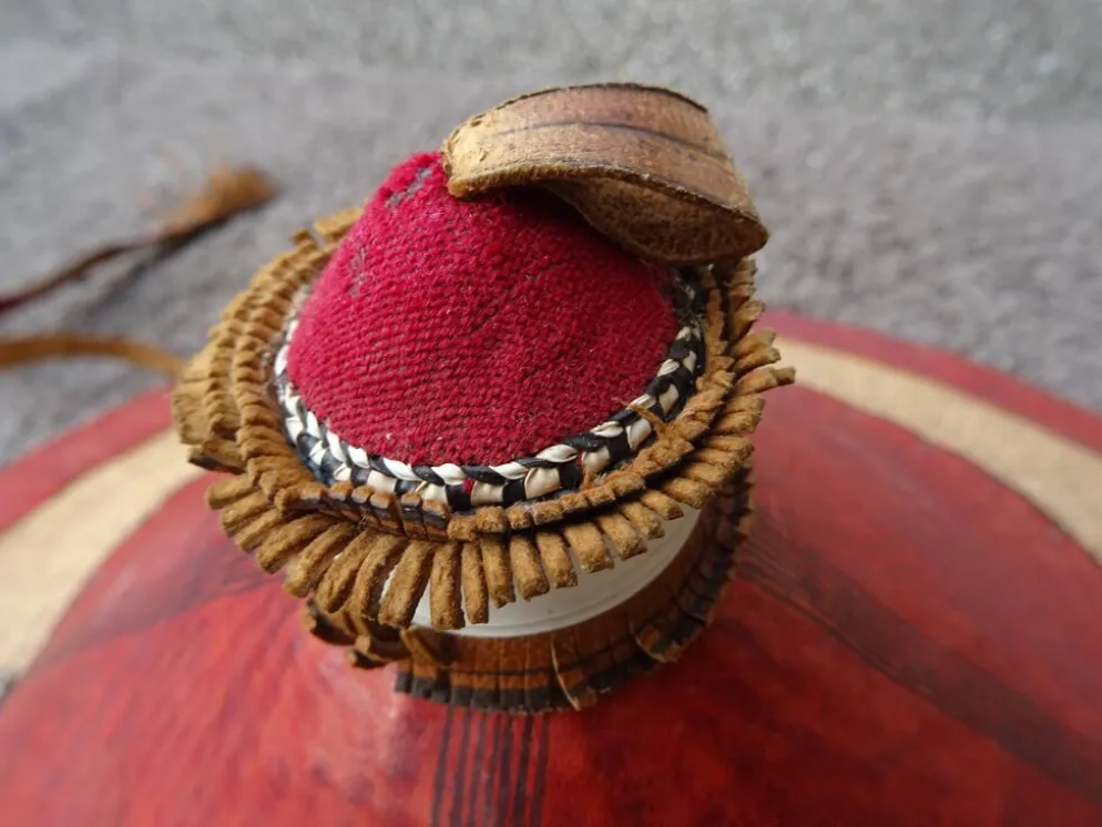 Chapeau coiffe de tribu Fulani Peulh, Afrique