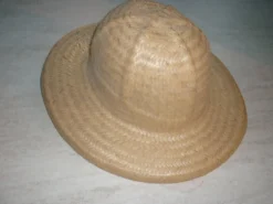 Chapeau colonial, safari en paille