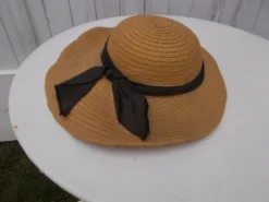 Chapeau paille ancien