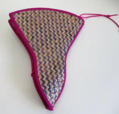 Chapeau paille tressée pliable