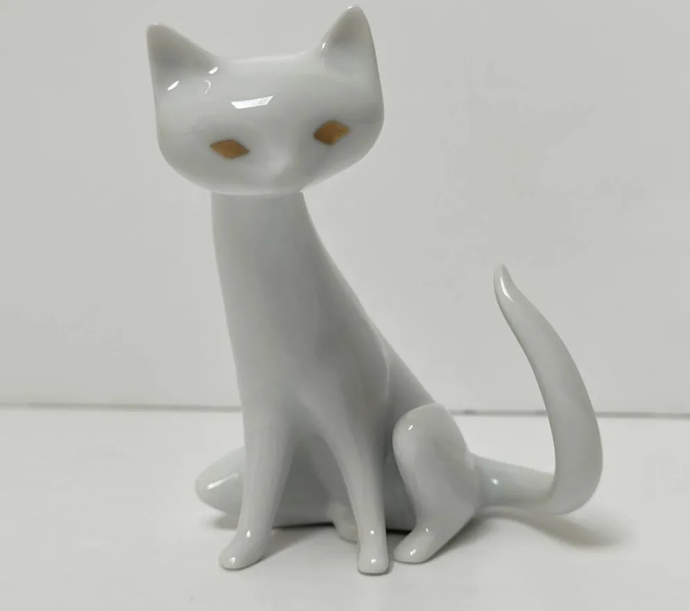 chat hollohaza design années 80 signé