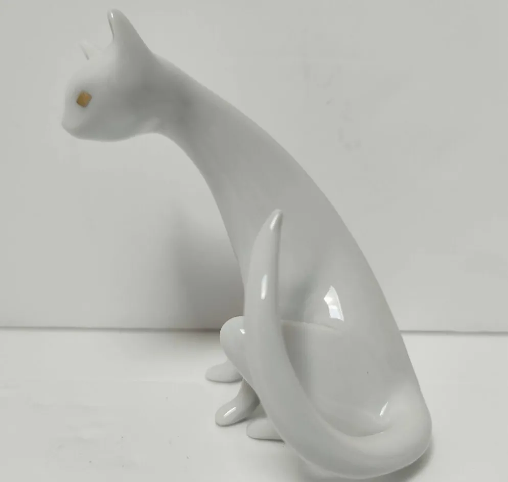 chat hollohaza design années 80 signé