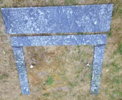 Cheminée en marbre gris mi XIXe