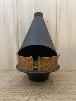 Cheminée à foyer ouvert - années 1970