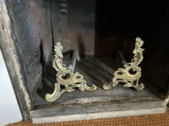 Chenets Louis XV