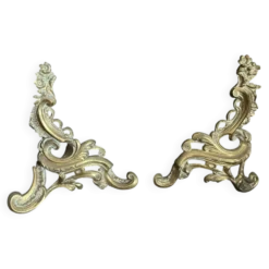 Chenets Louis XV