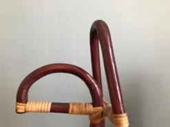 Cheval à bascule en rotin et bambou