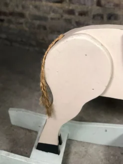 Cheval à bascule pour enfant en bois 1950