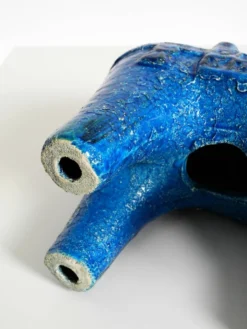 Cheval en céramique des années 60 de la collection Rimini Blue par Aldo Londi pour Bitossi