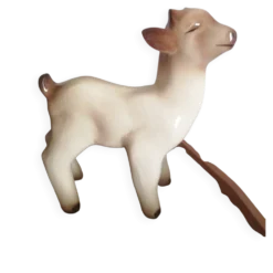 chevreau en céramique années 40