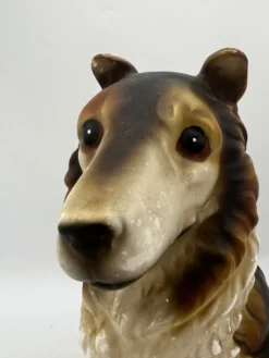 Chien céramique vintage