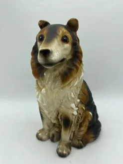 Chien céramique vintage