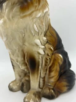 Chien céramique vintage