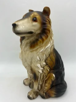 Chien céramique vintage