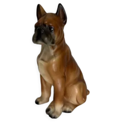 Chien en céramique