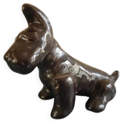 Chien en céramique, années 50