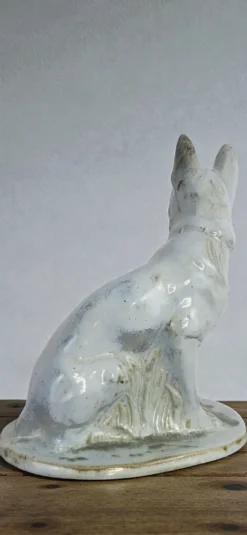 Chien en Faïence, Moulin Des Loups Orchies, Art Déco