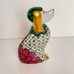 Chien en porcelaine par Lancel