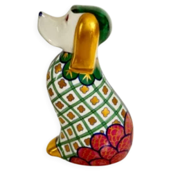 Chien en porcelaine par Lancel