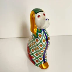 Chien en porcelaine par Lancel