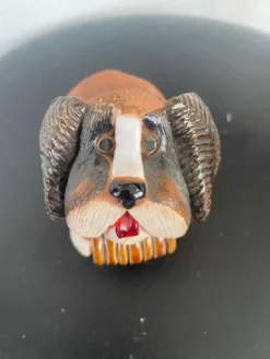 Chien Saint-Bernard en céramique Rinconada