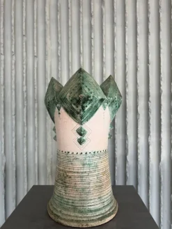 Échiquier en céramique XXL (40-80 cm) par Maria Kenarova