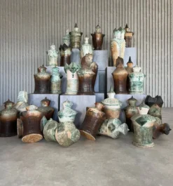 Échiquier en céramique XXL (40-80 cm) par Maria Kenarova