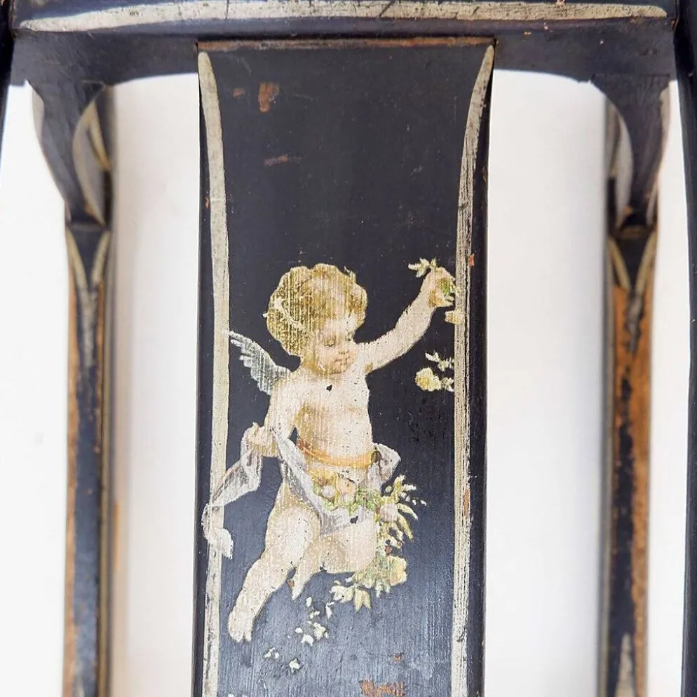 "Chérubin" luge décorative pour enfants en bois courbé du XIXe siècle