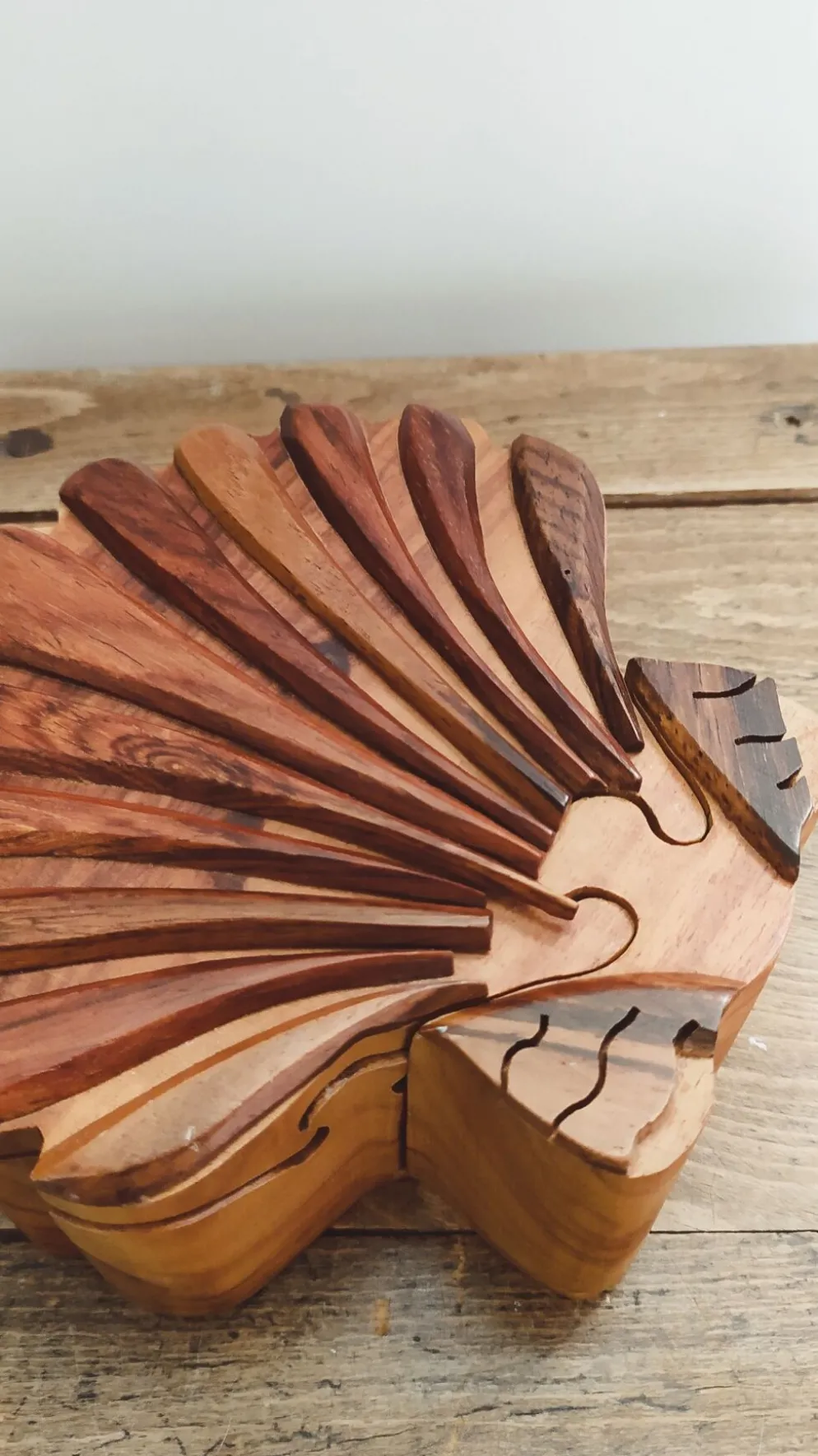 Coffret, boîte à bijoux en bois