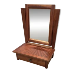 Coiffeuse Art Déco française avec miroir pivotant