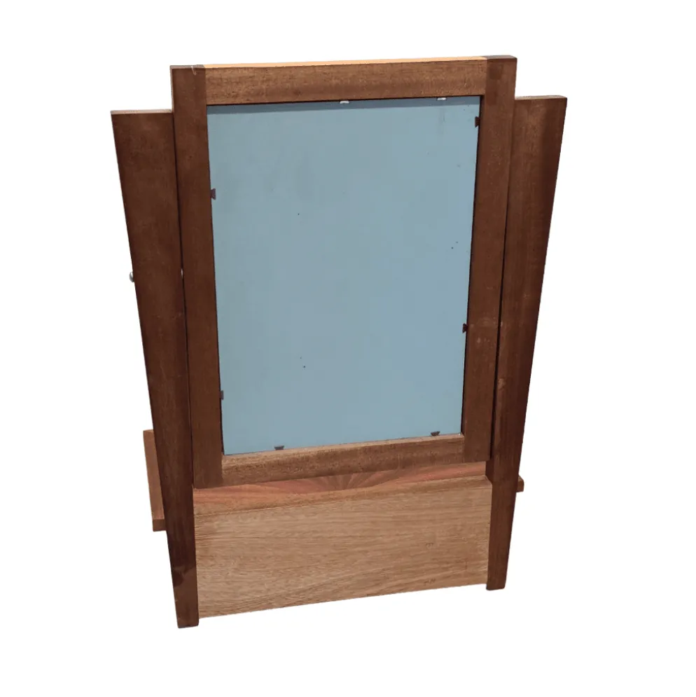 Coiffeuse Art Déco française avec miroir pivotant