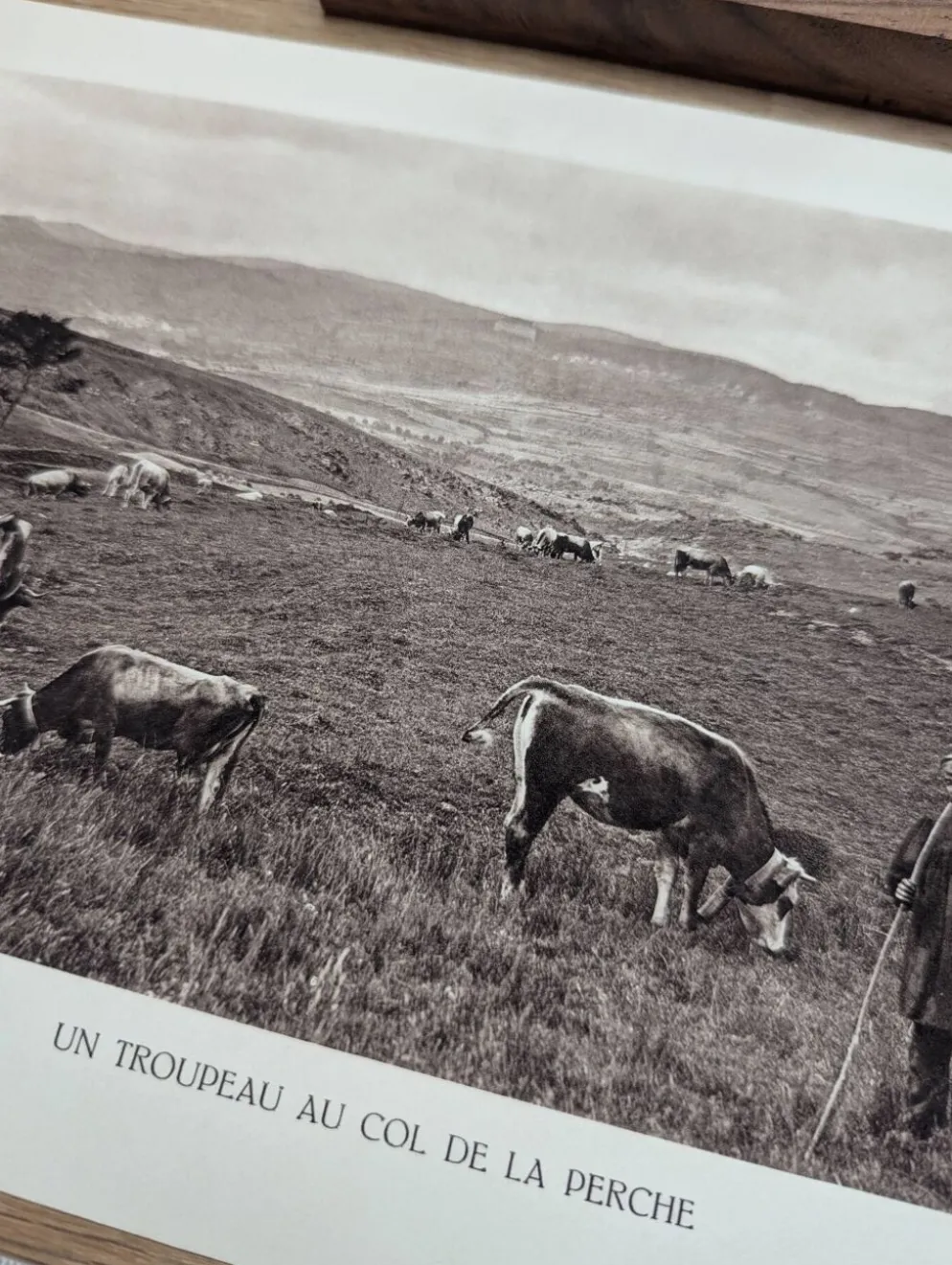 Col de la Perche, Pyrénées-Orientales, planche photo imprimée en 1937.