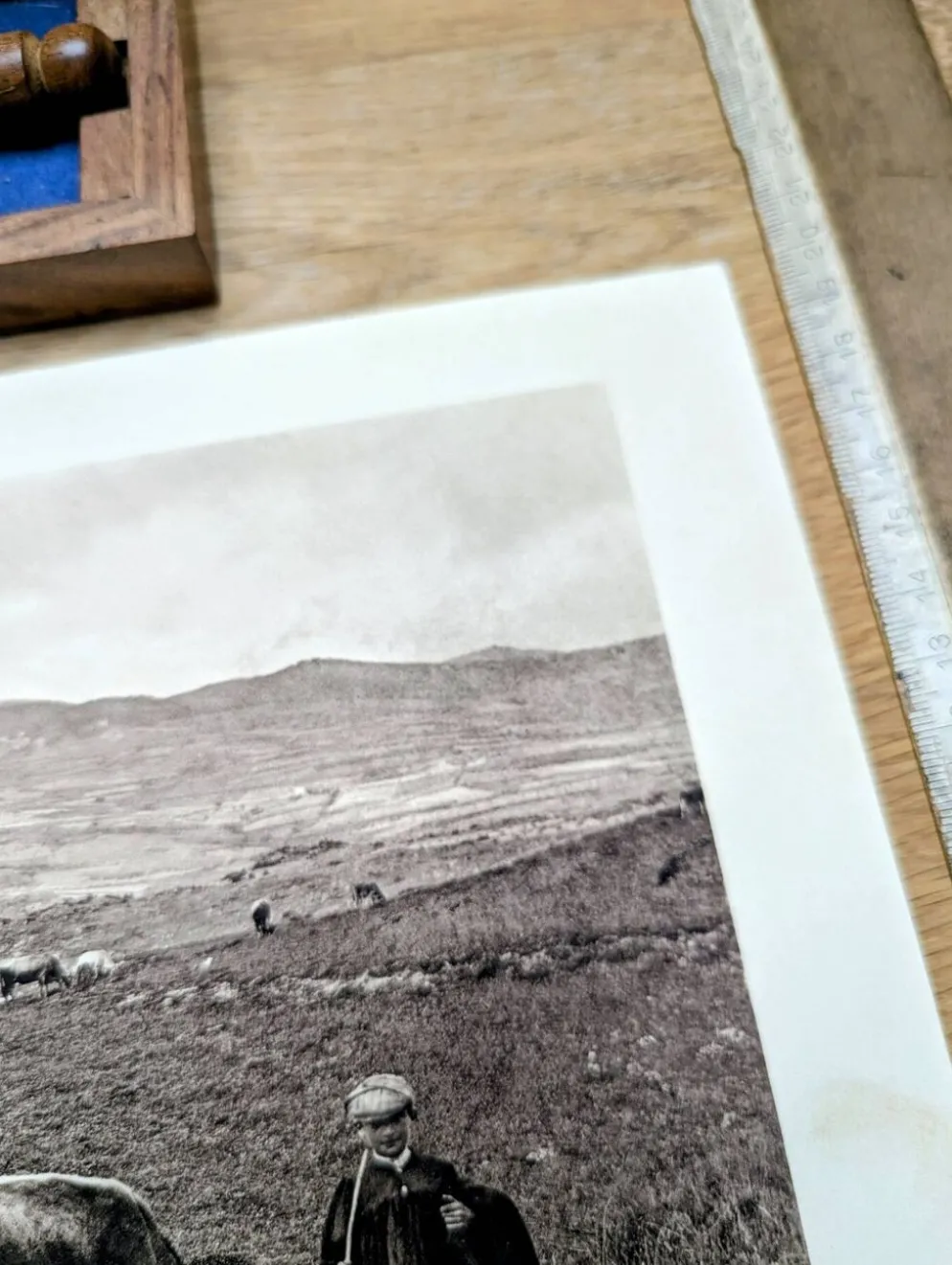 Col de la Perche, Pyrénées-Orientales, planche photo imprimée en 1937.