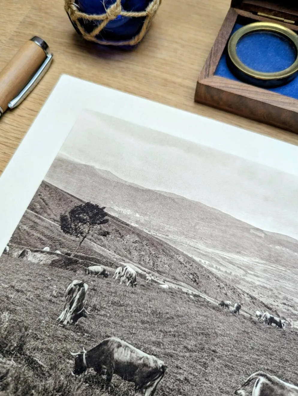 Col de la Perche, Pyrénées-Orientales, planche photo imprimée en 1937.