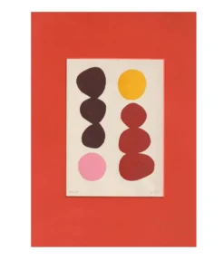 Collage abstrait sur papier signée eawy