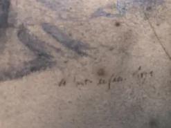 Collage dessins à la mine de plomb et craie blanche 1872
