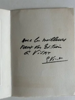 Collage de travail L'Easel par Haim Kern. Signature.