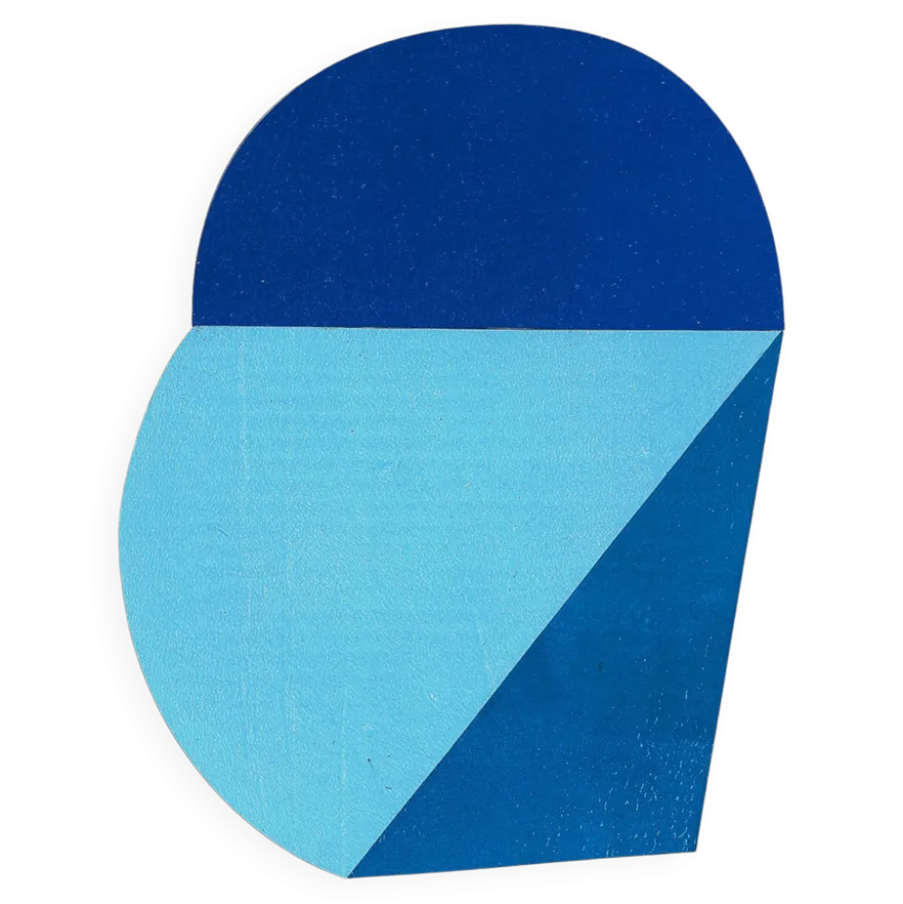 Collage moderniste sur papier ancien signé Eawy