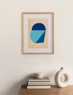 Collage moderniste sur papier ancien signé Eawy