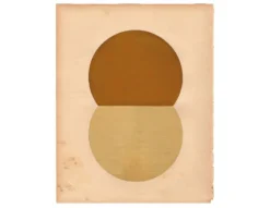 Collage sur papier ancien signé Eawy