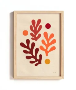 Collection de 4 collages d'inspiration Matisse signée Eawy