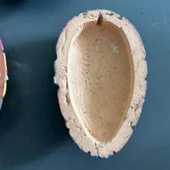 Collection de 3 masques africains en céramique