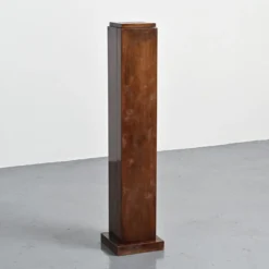 Colonne art déco en palissandre, France, vers 1930