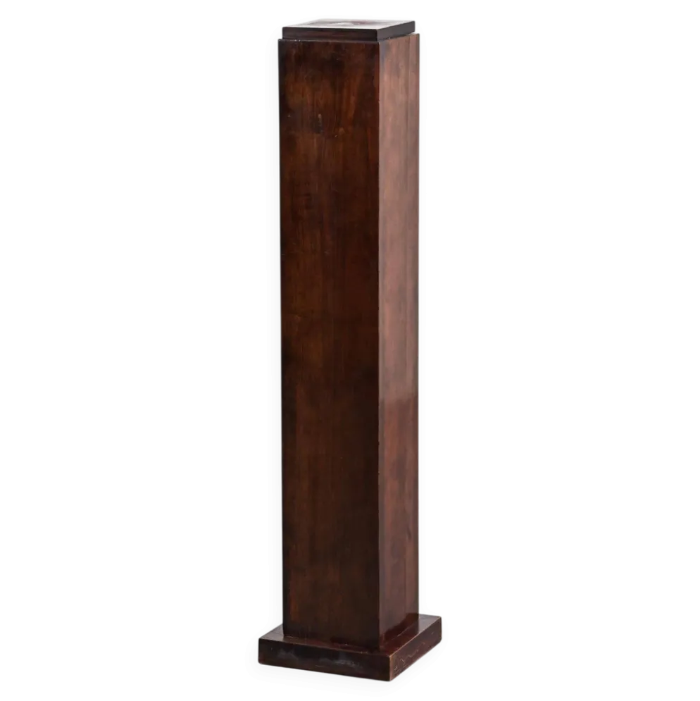 Colonne art déco en palissandre, France, vers 1930