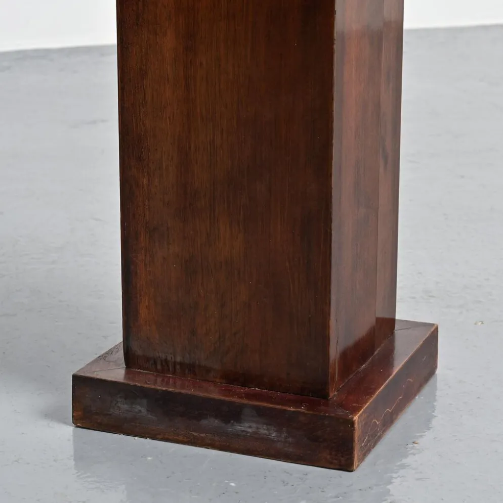 Colonne art déco en palissandre, France, vers 1930
