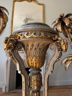 Colonne “aux boucs” de style Louis XVI d’époque Napoléon III