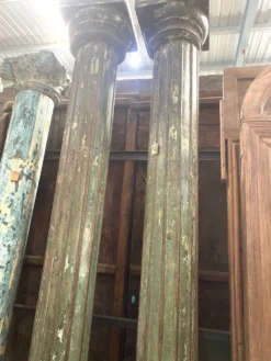 Colonne en bois
