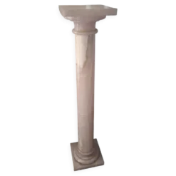 Colonne italienne en marbre rose, années 60