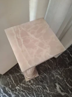 Colonne italienne en marbre rose, années 60