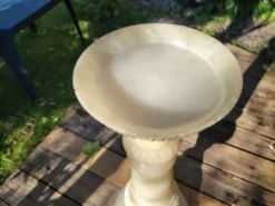 Colonne piédestal en albâtre XIXe